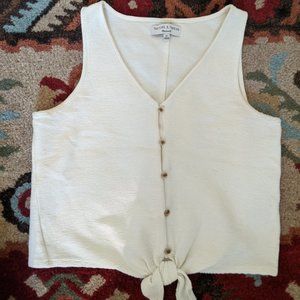 Madewell tank tie front